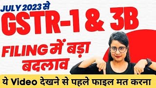 File GSTR1 amp GSTR3B carefully from July 2023  What is DRC01B  How to reply DRC01B [upl. by Enileuqaj]