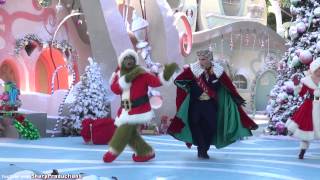 Whoville on the Backlot Grinchmas 2012 Universal Studios Hollywood [upl. by Ettolrahs]