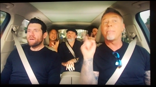 Metallica on Carpool Karaoke Commercial [upl. by Otes881]