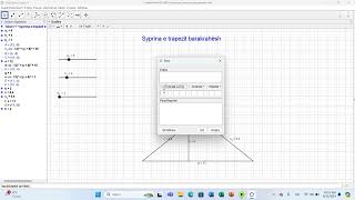 24 GeoGebra Syprina e trapezit barakrahësh [upl. by Sorel]