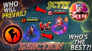 ScyteScythe vs iNSECTiON 1v1 Chou Highlights🔥 Whos the best Chou User🤔  Skin Giveaway💎  MLBB [upl. by Bivins889]