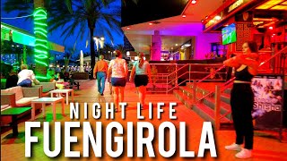 FUENGIROLA 🇪🇦 Nightlife Bars amp Restaurants Old Town April 2024 Costa del Sol Andalucía Spain 4K [upl. by Lienahs679]