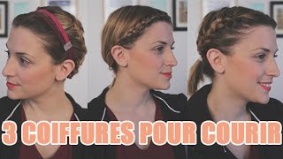 3 coiffures femme pour courir  Tresses Tresses Africaines headband [upl. by Burd674]