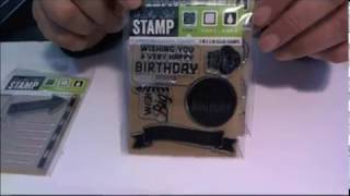 Dollar Tree Haul  Stamp Sets and Acrylic Blocks [upl. by Niatirb]