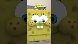 SpongeBob Takes a Bath funny shorts spongebob [upl. by Nnyleuqaj452]