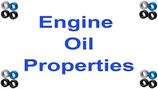 Engine Lubrication Oil Properties [upl. by Rehptosirhc]