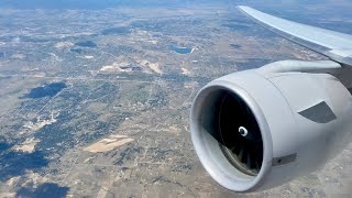 GE90 Power  777200ER Departure from Denver amp Landing in Houston [upl. by Alberta]