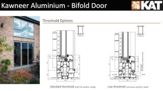 Kawneer Aluminium Bifold Door [upl. by Olnee]