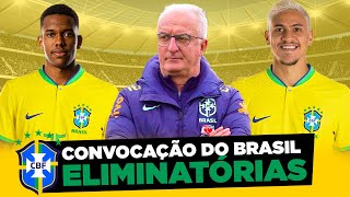 ⚽️ CONVOCAÇÃO DA SELEÇÃO BRASILEIRA PARA AS ELIMINATÓRIAS DA COPA DO MUNDO 2026 [upl. by Lucho995]