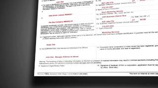 Filling out the Application for Delivery of Mail through Agent  USPS 1583 form [upl. by Inatsed]