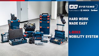 HARD WORK MADE EASY  The LBOXX Mobility System  Bosch Sortimo Systems [upl. by Yneffit]