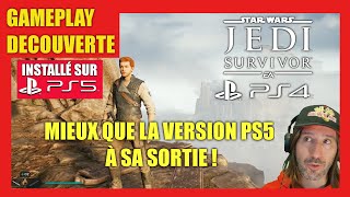 STAR WARS JEDI SURVIVOR PS4  GAMEPLAY DECOUVERTE [upl. by Kaycee]