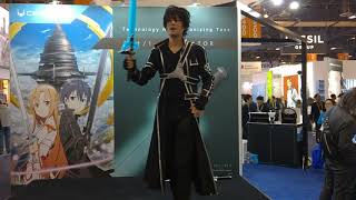 The Elucidator Sword Art Online at CES 2018 [upl. by Festatus678]