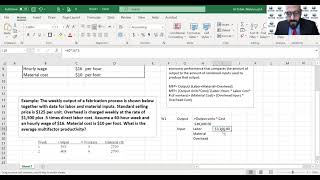 Example on Multifactor Productivity [upl. by Iroc]