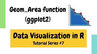 Plotting in R using ggplot2 geomarea function Data Visualization Basics in R 7 [upl. by Assele]