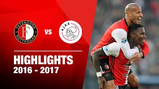 Highlights  Feyenoord  Ajax  Eredivisie 20162017 [upl. by Nierman]