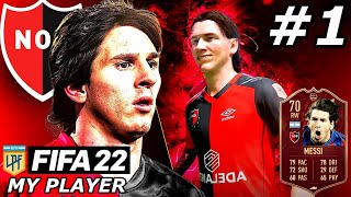 FIFA 22 Messi Player Career Mode EP1  THE BEGINNING🔥 [upl. by Arihas]