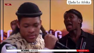 Ijadu Le Africa performance on SABC 2 [upl. by Jacobo]