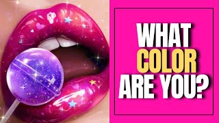 🍭WHAT COLOR ARE YOU Aesthetic Quiz🍭 [upl. by Mattias]