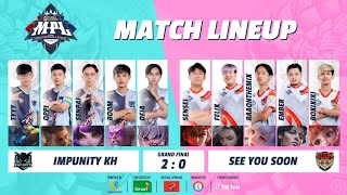 GAME 03 SeeYouSoon vs Impunity KH  MPL KH Spring Split  Playoffs  Finals  In Time Gaming [upl. by Kreager]