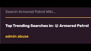 Armored Patrol v95 Admin Abuse Archive 1 [upl. by Mcconnell]