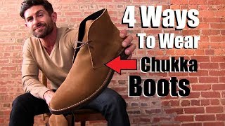 4 Cool Ways To Wear Chukkas EVERY Guy Should Try [upl. by Utica]