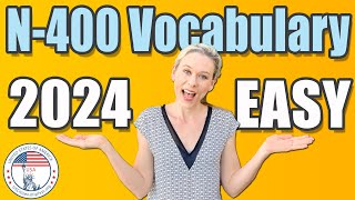 2024 N400 Vocabulary Definitions  EASY amp SIMPLE  US Citizenship Interview [upl. by Lemrac]