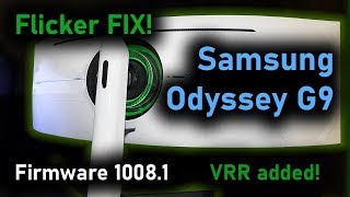 Samsung G9 Oddysey 49 inch Firmware update from 10081 to 10102 [upl. by Bander612]