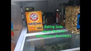 Baking Soda  Use to Remove Refrigerator Bad Odors [upl. by Gerlac176]