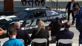 Watch full news conference announcing NASCAR Cup Series race at Iowa Speedway [upl. by Adnimra]