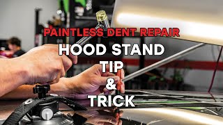 Hood Stand Tip  Paintless Dent Repair [upl. by Inatirb]