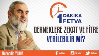 Derneklere Zekat ve Fitre Verilebilir mi  Nureddin YILDIZ [upl. by Lyret]