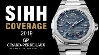 SIHH 2019 GirardPerregaux Laureato Perpetual Calendar New 1966 Watch Cosmos and More [upl. by Eilliw]