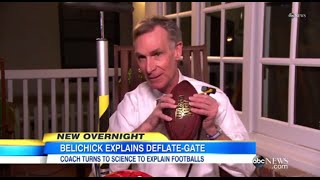 Bill Nye quotThe Science Guyquot Refutes Bill Belichicks DeflateGate Explanation [upl. by Yer193]