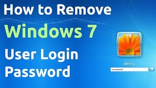 How to Remove Windows 7 User Login Password [upl. by Nus]