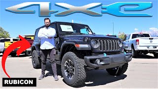 2024 Jeep Wrangler Rubicon 4XE Is The Hybrid Wrangler Worth It [upl. by Corvese]