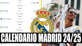 📅 ANÁLISIS del CALENDARIO del REAL MADRID de la TEMPORADA 20242025  ⚪️🟣 RECTA FINAL COMPLICADA [upl. by Pelmas]