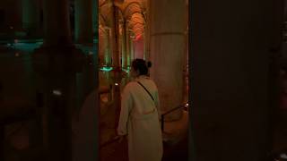 Basilica cistern travelvlog youtubeshorts foryou travel istanbul touristattraction visit [upl. by Aubry]