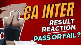 CA RESULT REACTION ✨ CA Intermediate May 24 Result 🔥 [upl. by Symon]