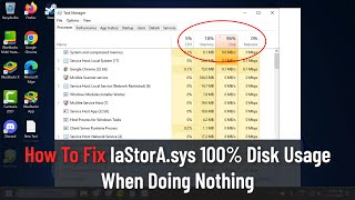 How To Fix IaStorAsys 100 Disk Usage When Doing Nothing Tutorial [upl. by Calise307]