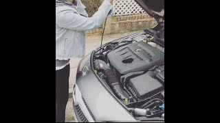 How to open the bonnet on a Mercedes A Class [upl. by Irrem970]