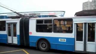 Trolejbusy w Moskwie podróż trolejbusami Trolza6205201 i BKM 2101 linia 34 [upl. by Orazio685]