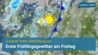 ⚡️ Erste Frühlingsgewitter am Freitag [upl. by Aldrich849]