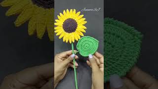 Girasol a crochet tejido diy juanitasj crochet flores flowers [upl. by Chemush660]