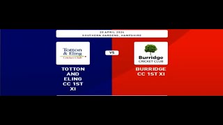 Totton amp Eling CC 1st XI vs Burridge CC 1st XI [upl. by Kali841]