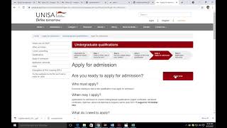 UNISA 2024 Online Application [upl. by Gneh]