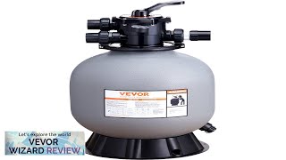 VEVOR Sand Filter 19inch Up to 45 GPM Flow Rate Above Inground Review [upl. by Ahseit]