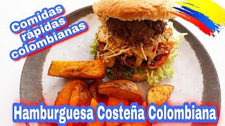 HAMBURGUESA CASERA DOBLE CARNE CON CEBOLLAS CARAMELIZADAS Y CASQUITOS DE PAPA  Cocina Con Nelu [upl. by Inail]