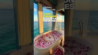 Maldives Honeymoon Tour  Water Villa in Maldives with 100 Savings  Maldives Fun Memories [upl. by Lien]