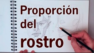 CLASE PRO PROPORCIÓN DEL ROSTRO EL ARTE DEL RETRATO [upl. by Aleahcim]